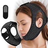 Chin Strap for Sleeping, Effective Anti Snoring Devices, Airflow Jaw Strap for Sleep Apnea Breathable and Comfortable, Adjustable Anti Snoring Chin Strap for Men and Women-TGY
