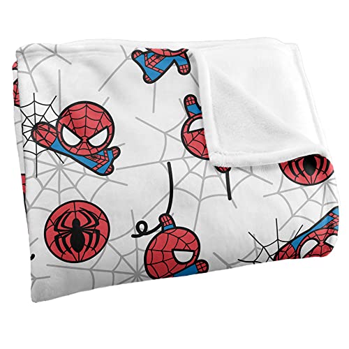 Marvel Spiderman Kawaii Silky Touch Super Soft Throw Blanket 36" X 58" #TOP2