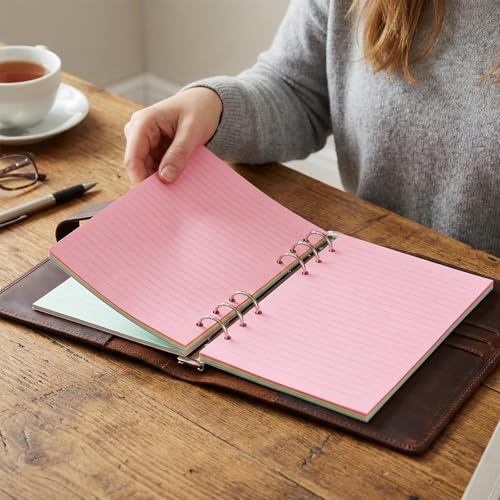 Papier ligné A5 pour classeur à 6 trous et bloc-notes de bureau - 7