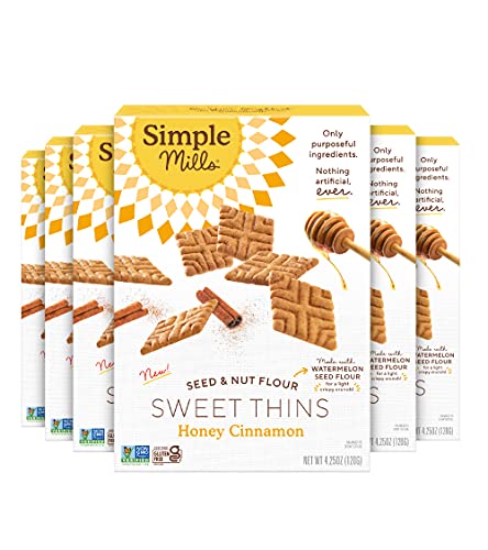 Simple Mills Sweet Thins Cookies, Nut & Seed Flour, Honey