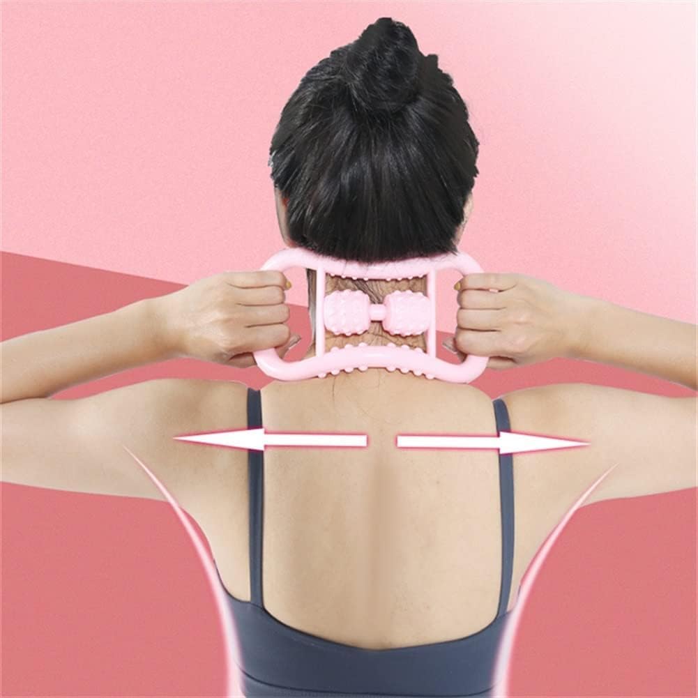 Shopeleven All-in-One Pilates Ring with Roller Ball – Magic Circle Fitness Tool for Fascia Massage, Chest Thigh Arm Toning – Ideal for Yoga & Home Workouts 4