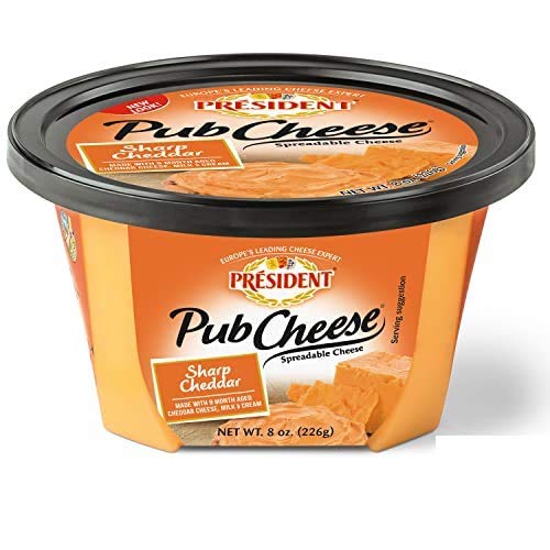 President, Pub Cheese Sharp Cheddar, 8 oz