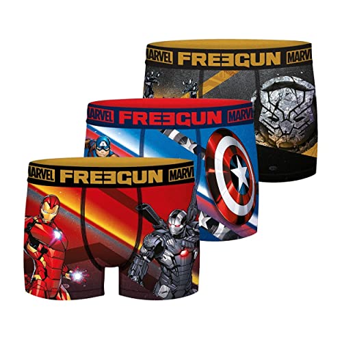 FREEGUN Calzoncillo Ropa Interior Hombre Microfibra Marvel (Paquete de 3) Cover