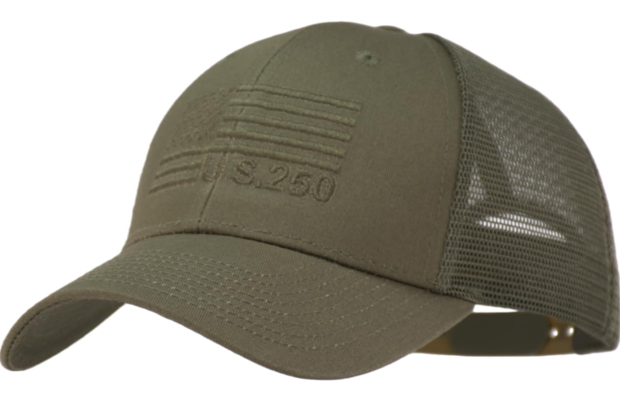 American Flag Trucker Cap, Regular &amp; XL-3XL, Big Head Snapback Patriotic Baseball Hat (Up to Size 8)