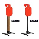 JTZFD 2x4 Shooting Target Stand for Outdoors, Carbon Steel Target Stand Kit gallery image