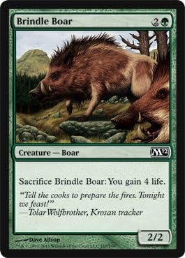 Magic: the Gathering - Brindle Boar - Magic 2012