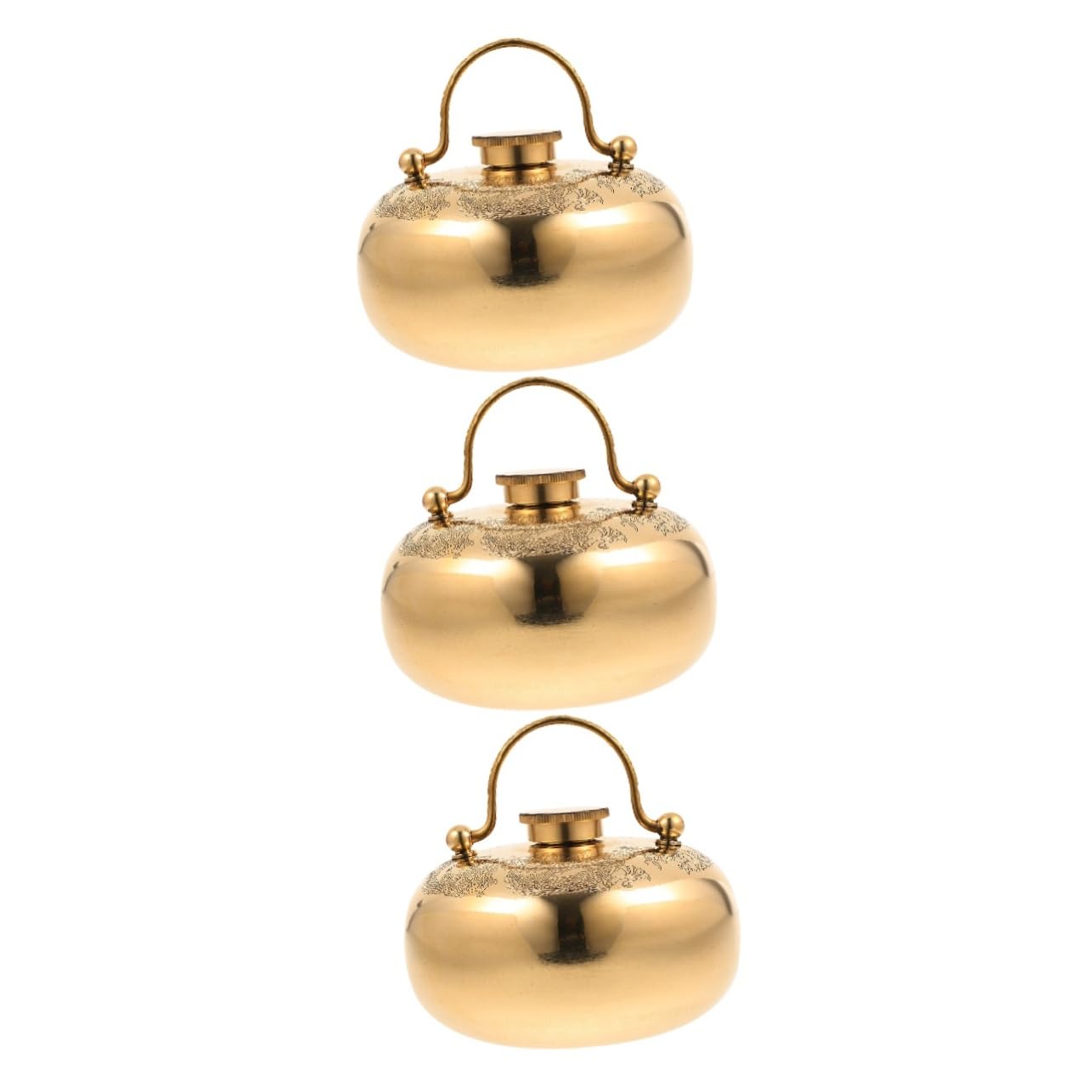 BESPORTBLE 3pièces - Hiver Bouillotte Métallique pour Réchauffer Accessoire Pratique pour Froids Heures De Chaleur