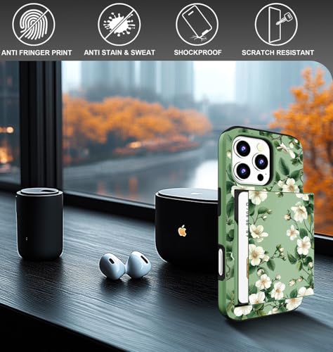 MUQR for iPhone 16 Pro Case (Green Magnolia Flowers) by MUQR - Used condition - Image 6