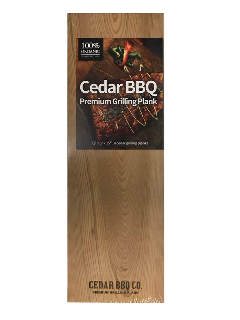 Buy Cedar BBQ Premium Cedar Grilling Planks 4 Piece Set 5" x 15