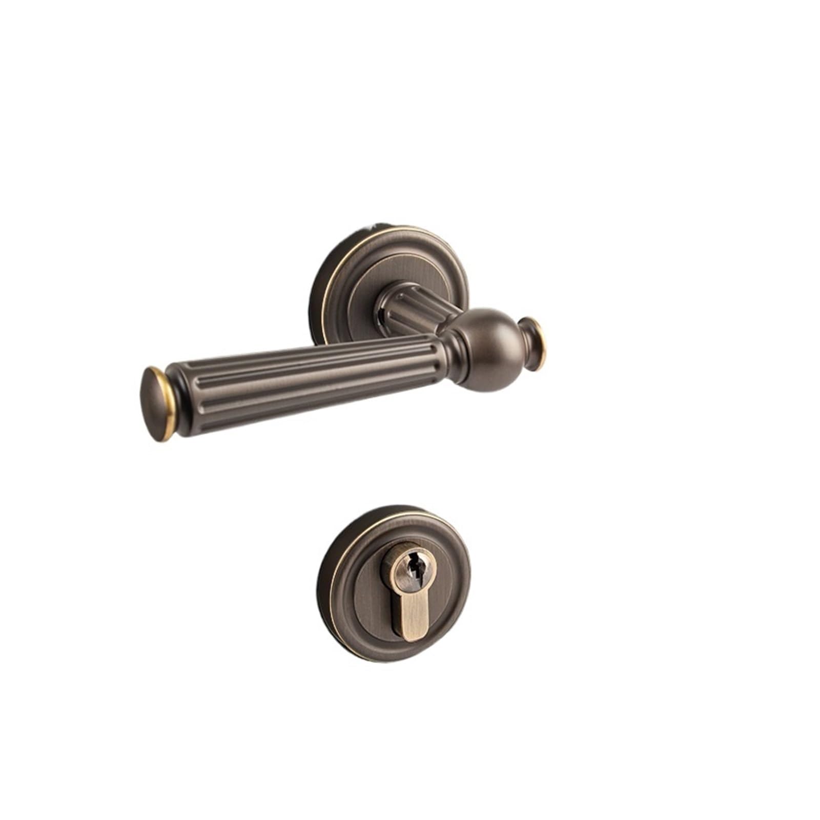 Serrure de porte silencieuse magnétique en cuivre contre le bruit de chambre
