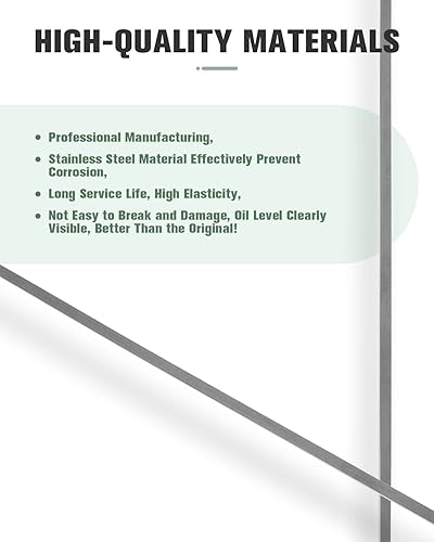 Miniatura 5 de SCITOO Varilla de medición de transmisión de aceite de 24.96 pulgadas para Chrysler 300 2.7L V6 2005-2010, para Dodge Charger 2.7L V6 2006-2007