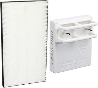 【2点セット 【純正品】】 シャープ(SHARP) 加湿空気清浄機用 集じんフィルター HEPAフィルター FZ-D50HF + プラズマクラスターイオン発生ユニット IZ-C90M