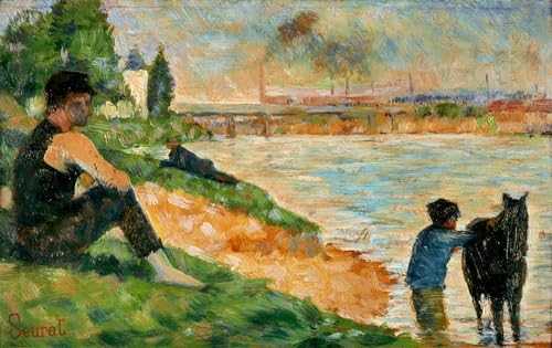 Tableau impressions d'art mural G Seurat pour un salon lumineux