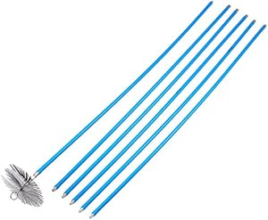 Vigor 40840-20 Schornsteinbesen-Set mit 6 Stangen