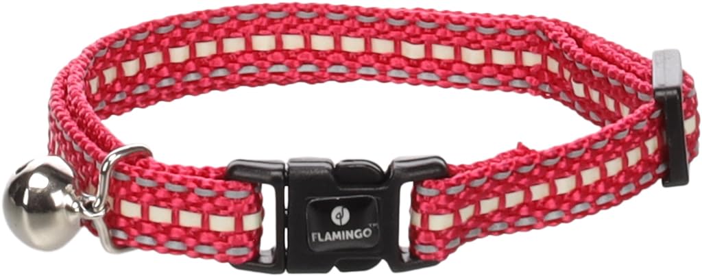 Cat Collar Jinxy Coral red 20-34cm 10mm