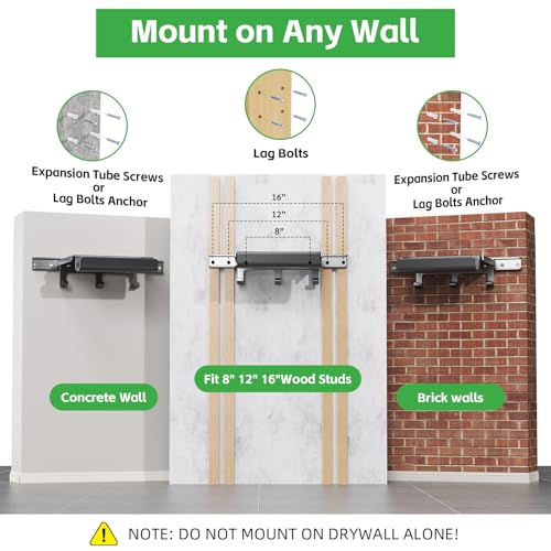 BEISHI Bike Wall Mount with Shelf
