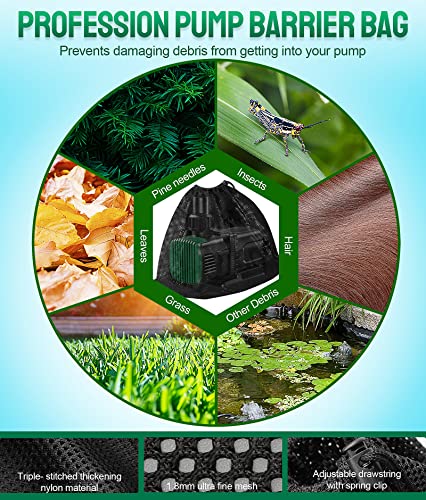 Uthcracy 24V Submersible Water Pump 3200 Gph 85W High Flow Pond Pump With Adapter Ultra Quiet Pump Lengthened 26.23Ft Power Cord 20Ft High Lift For Pond Waterfall Fish Tank Statuary Hydroponic. #TOP4