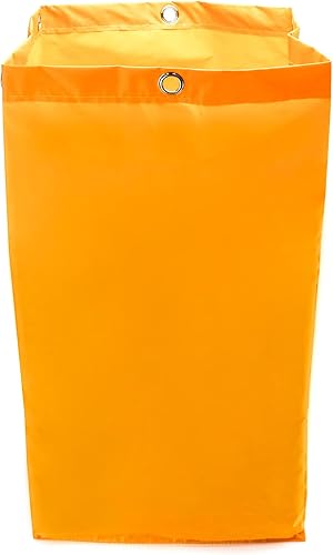 Miniatura 2 de QWORK Bolsa para carrito de limpieza, 24 galones, impermeable, de gran capacidad, acolchada, para limpieza comercial, repuesto para recoger basura o