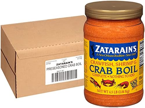 Zatarain's Crawfish, Shrimp & Crab Boil, 4.5 lb (Pack of 6)