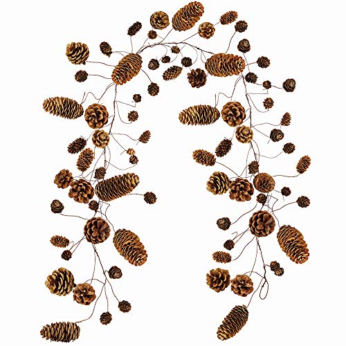 Supla 55' Long Rustic Assorted 78 Pcs Pine Cones...