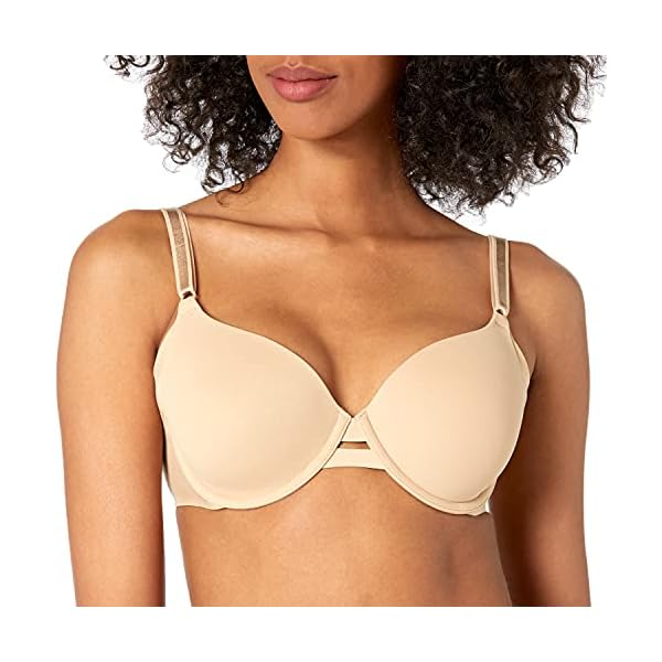 Calvin-Klein-Womens-Invisibles-Lightly-Lined-T-Shirt-Bra Calvin Klein Women's Invisibles Lightly Lined T-Shirt Bra, Bare, 32B