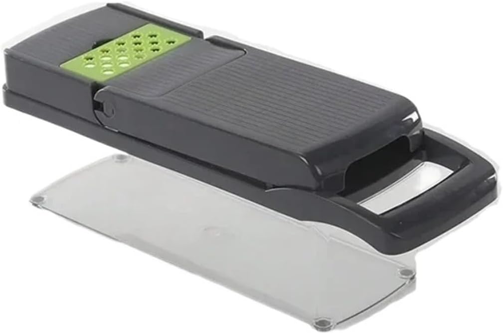 14/16 in 1 Vegetable Slicer and Chopper - Multi-Functional Kitchen Tool for Tomato, Carrot, and Onion Shredding(Gray 16-piece set)