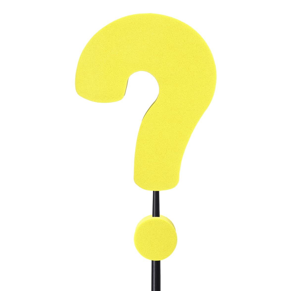 Car Antenna Topper | Question Mark Antenna Ball for Car | Funny Antenna Decoration for Most Vehicles | Fast Parking Lot Locator - Yellow