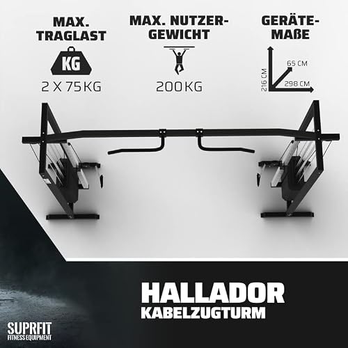 Kabelzugstation Suprfit für Fitness und Krafttraining zu Hause