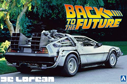 Maquette voiture Back To The Future Delorean Aoshima 059166 kit miniature 1/24 - 4