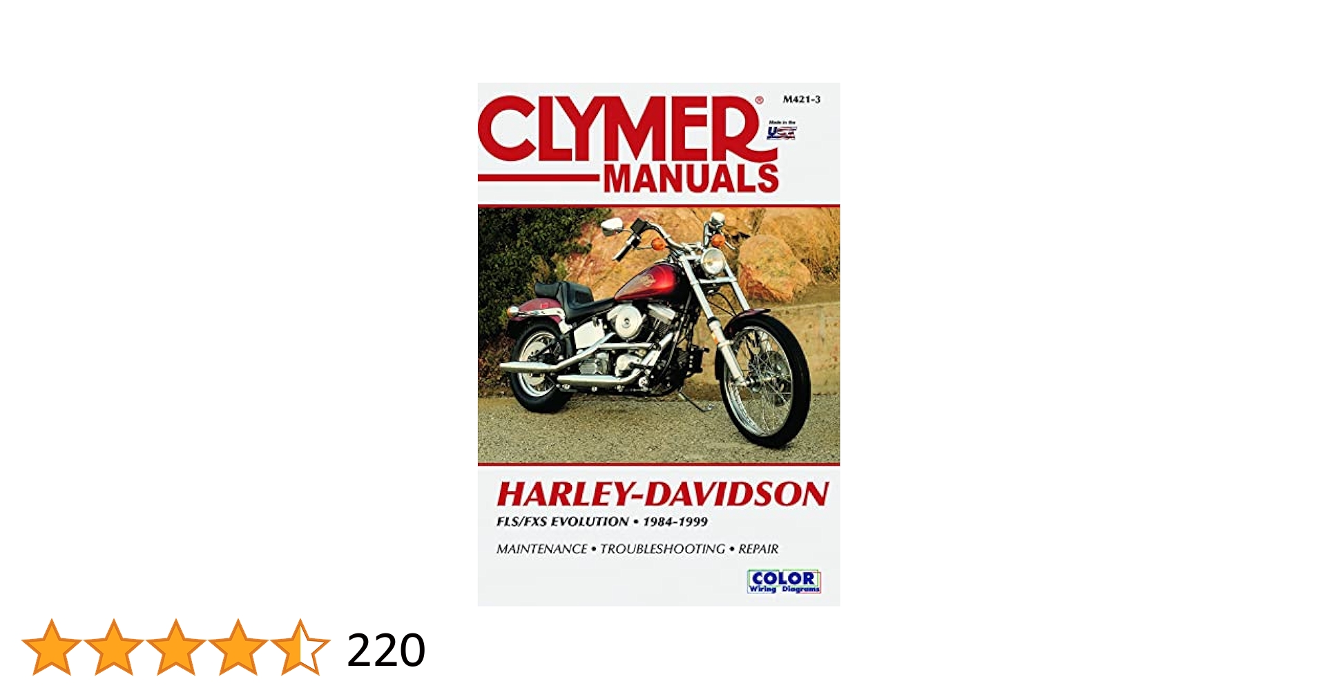アクセサリー Clymer Manuals H-D FLS/FXS 1984-1999 Amazon.com: 1984-1999 Harley FLS FXS Softail Clymer Repair