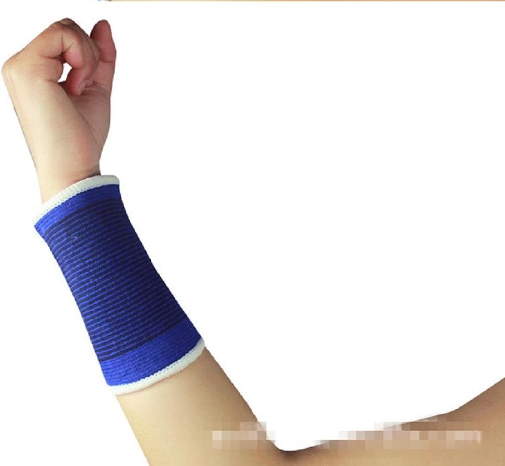 Mcolics 4 Inch Wrist Sweatband in 11 Athletic Cotton Wristbands Armbands 1 Pair