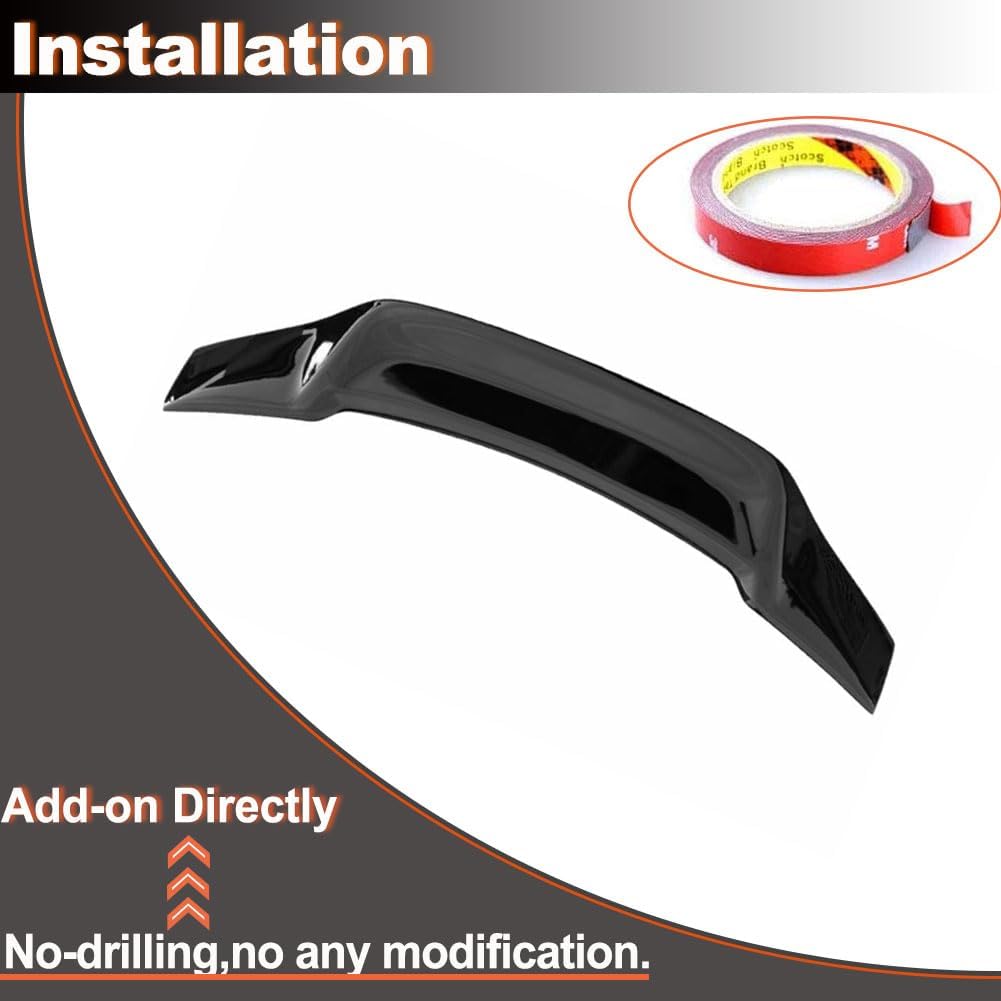 Rear Spoiler Compatible with Lexus IS250 IS350 4-Door 2006-2013 & is F 2008-2012 Rear Boot Duckbill Highkick Wing Lip Factory Outlet