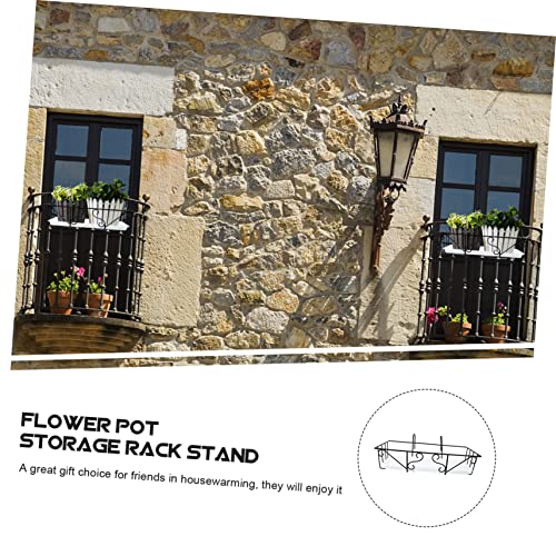Support pour plantes sur rambarde et pot de fleurs balcon HEMOTON - 6