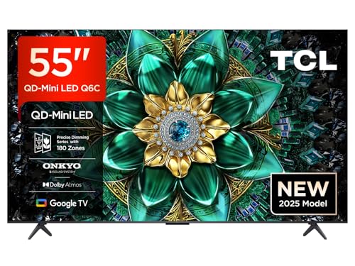 TCL 55Q6C 55" QD-Mini LED SMART TV, 4K HDR Premium