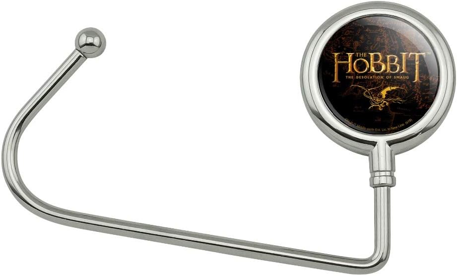 GRAPHICS & MORE The Hobbit The Desolation of Smaug Logo Purse Bag Hanger Holder Hook