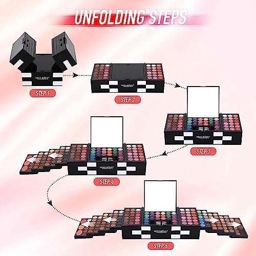 Miss Rose PARENT-JLCA-HZX M 148 Colors Makeup Pallet,Professional Makeup Kit For Women Full Kit,All In One Makeup Sets thumb #5