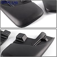Vista 5 de G-PLUS Guardabarros moldeados resistentes compatibles con Toyota Tacoma 2005-2015, guardabarros protectores contra salpicaduras 2 piezas