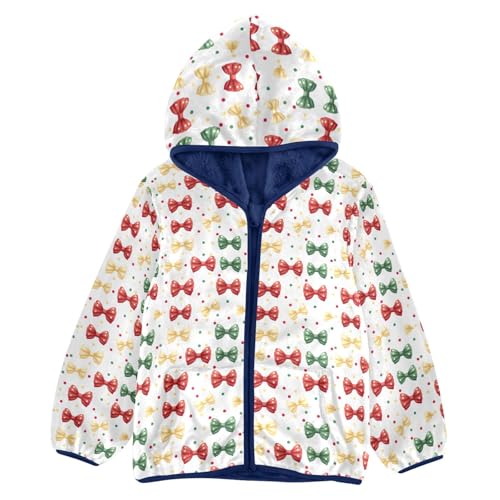 Bows Boys Fleece Coat,Children's Zip-Up Hoodie Jacket,Baby Warm Fashion Outerwear 3-10T,A113259