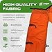 MGP SUPPLY Chainsaw Safety Chaps- Heavy Duty Chainsaw Chaps for Men and Women | Orange Apron Style Safety Pants | Adjustable Waist | Water/Oil Resistant