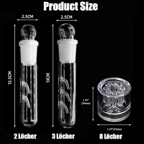 Yerleomit Planarienfalle Aquarium 2 Löcher 3 Löcher 8 Löcher Schneckenfalle Aquarium Schneckenfallen fürs Aquarium Schneckenfalle Aquarium Kleine Schnecken Acryl Schneckenfalle für Aquarium für Fisch