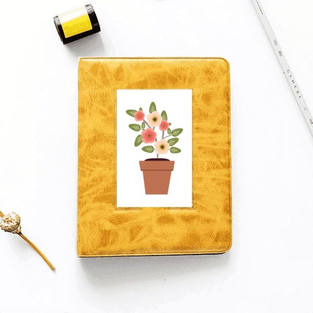 no/no Potted Flower Simple Art Deco Fashion Photo Album Family Wedding Picture 4x6