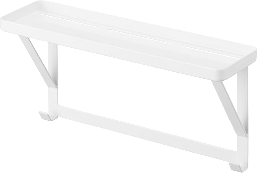 Amazon｜山崎実業(Yamazaki) タオル掛け 上ラック ホワイト 約