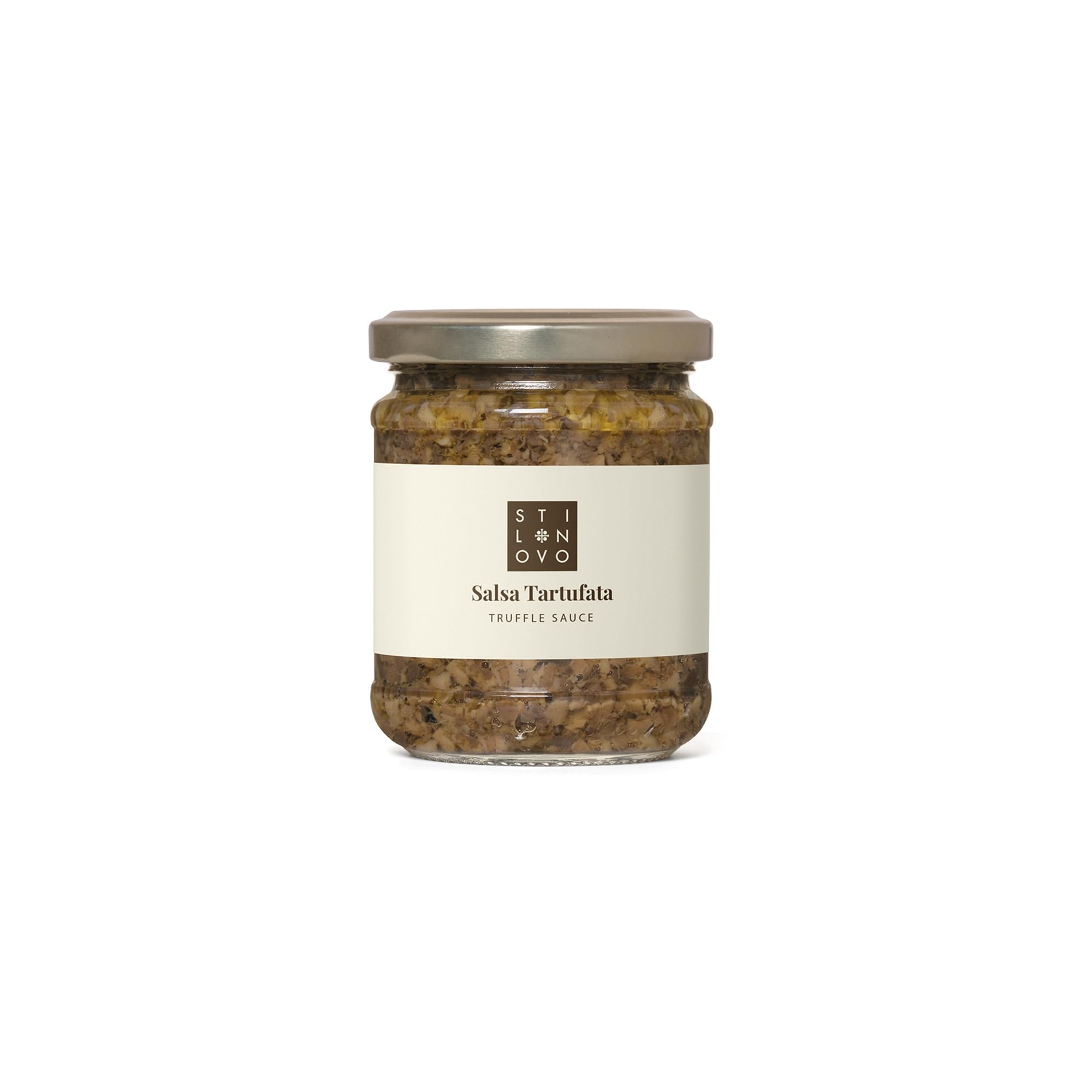 Set degustazione prestigio nero composta da Polvere di Tartufo Crema di Funghi, Porcini e Tartufo Bianco, Specialità Parmigiano e Tartufo, Salsa tartufata