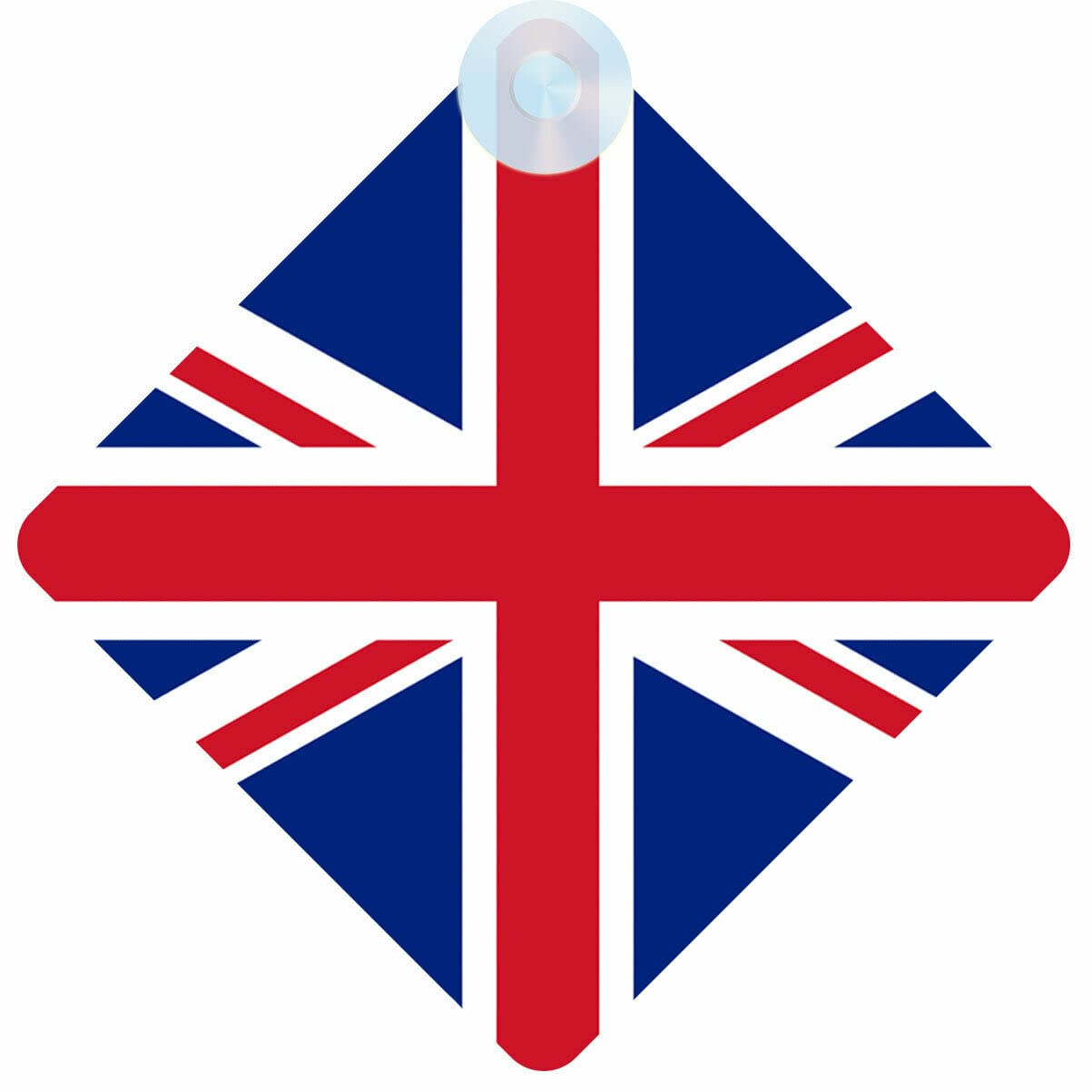 TRTO Union Jack British Flag Car Sign Queen's Platinum Window Decoration