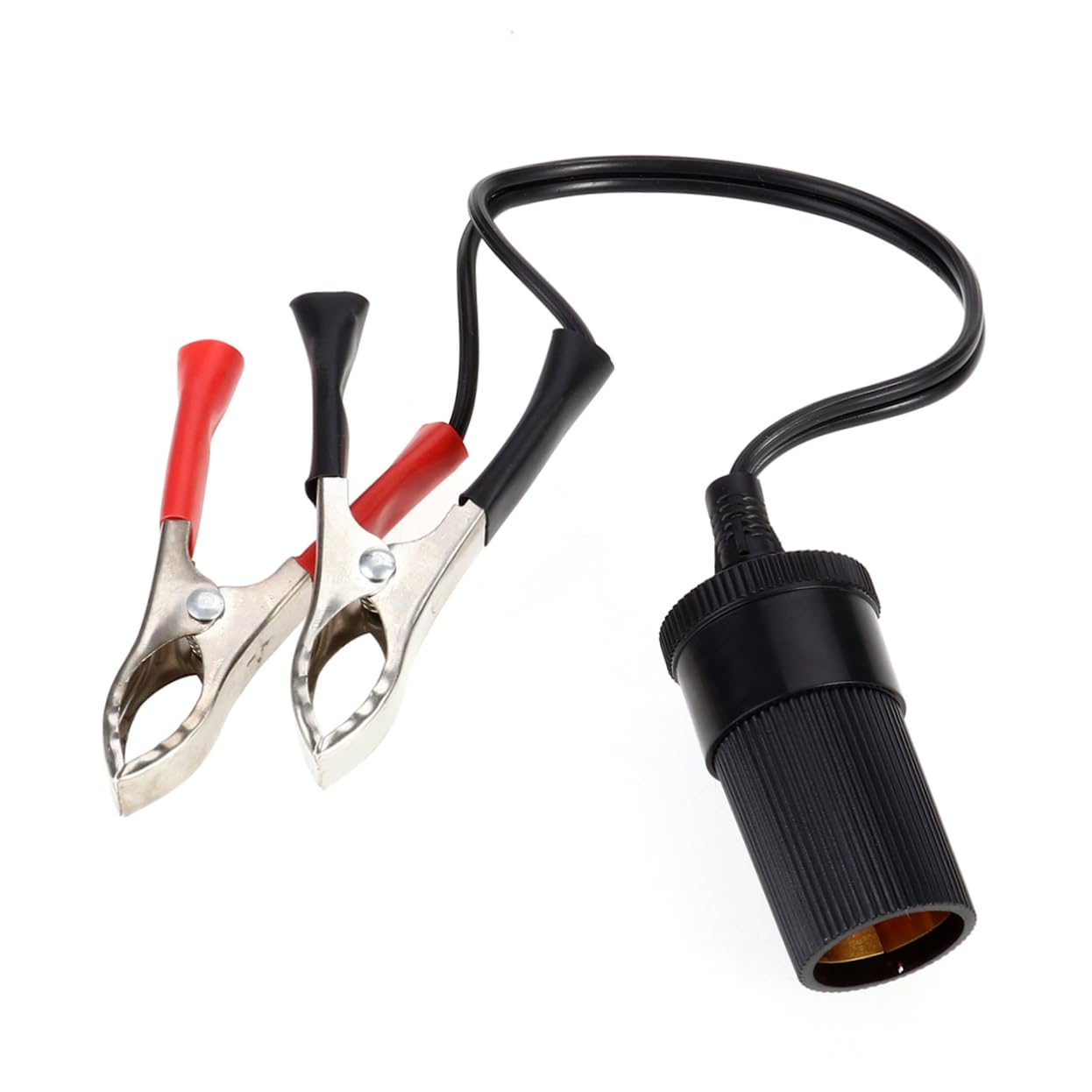 Adaptateur pour Prise Allume-Cigare 12V Pince de Borne de Batterie