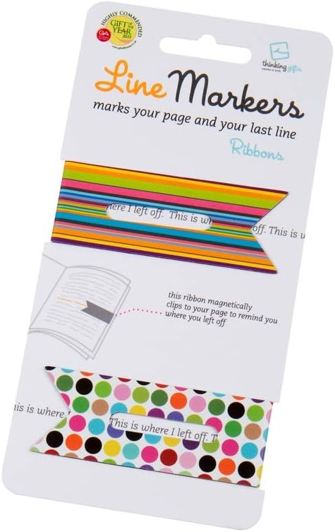 Thinking Gifts Line Markers - Set of 2 Ribbons