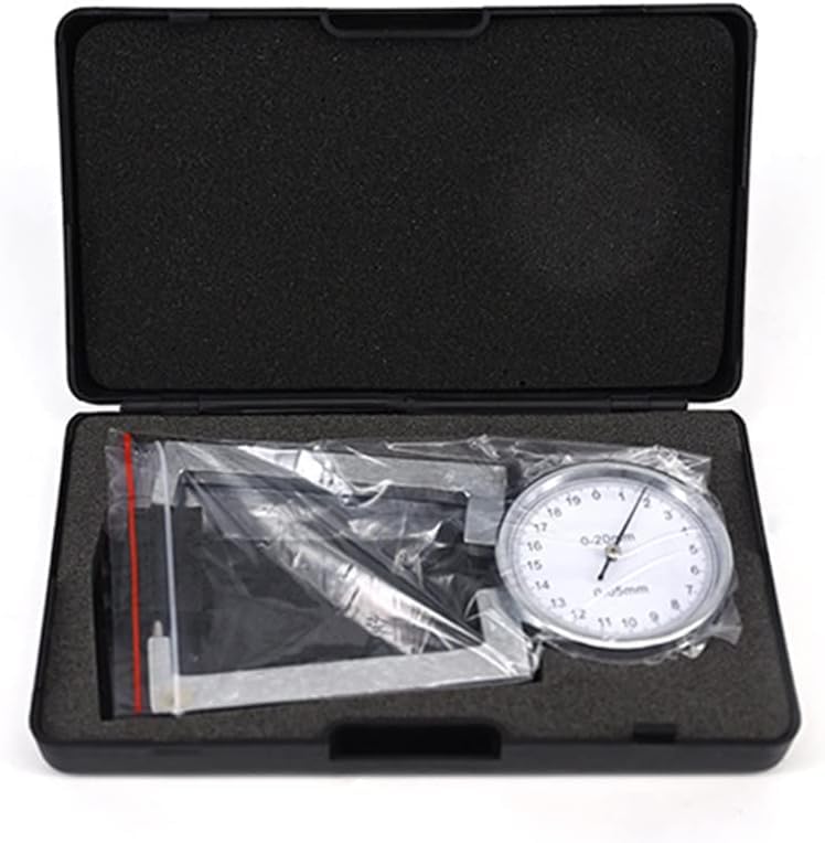 Calibrador de espesor de lentes para gafas 0-20mm con medidor de dial miniatura 6