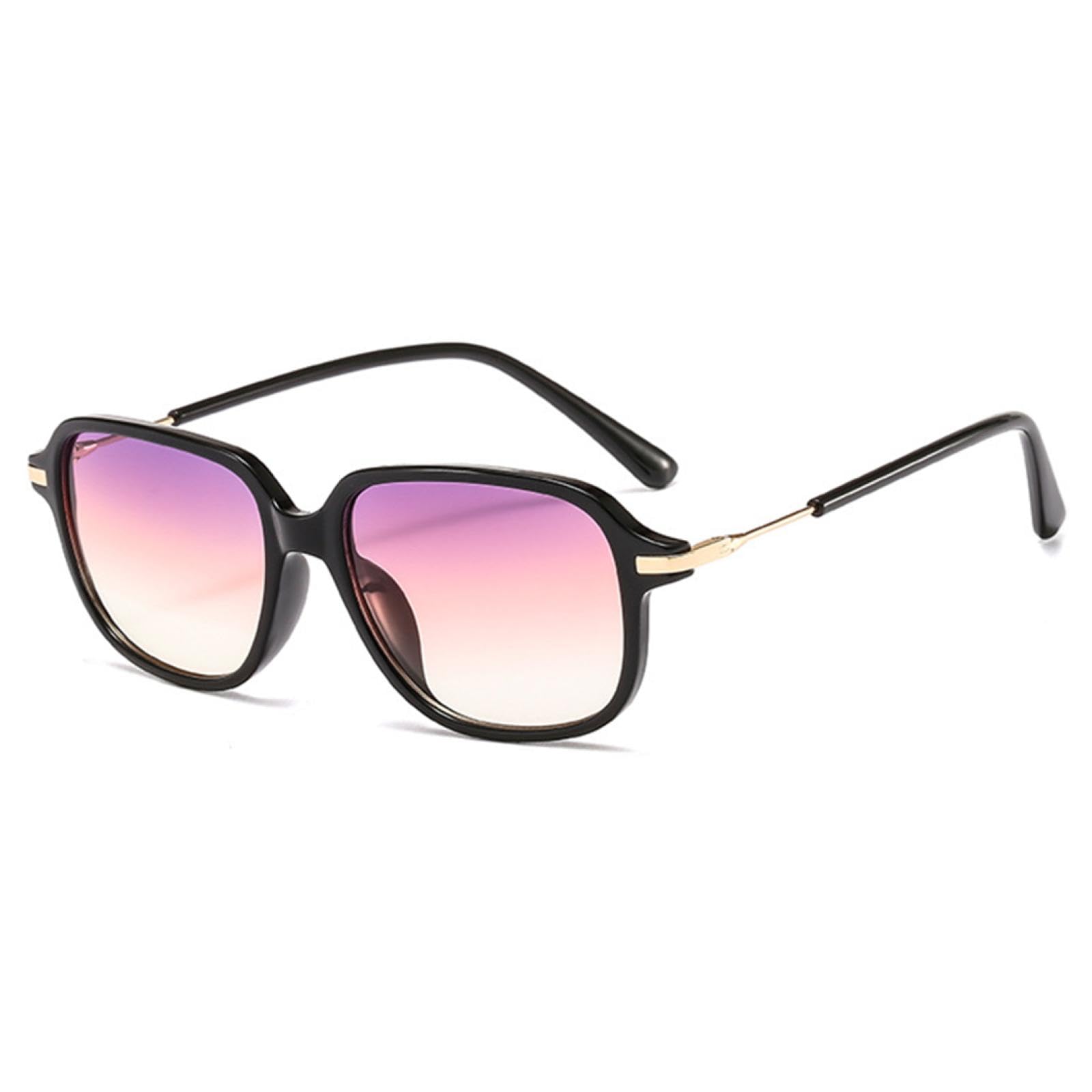 Lunettes de soleil vintage d'exception avec monture tendance en acétate - 8
