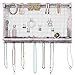 Produktbild Comfify Boho-Chic Organizer für Schmuck - Wandhalterung mit Abnehmbarer Armbandstange, einem Regal und 16 Haken - Perfekte Aufbewahrung für Ohrringe, Halsketten und Armbänder - Schmuckdisplay