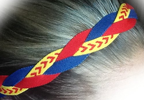It's Ridic! No Slip Grip /Non-Slip Sports / Athletic Nylon Triple Braided Sports Headband #TOP5